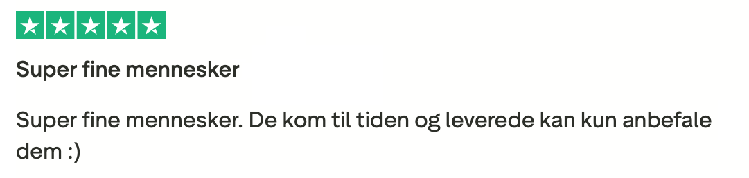Trustpilot anmeldelse 2